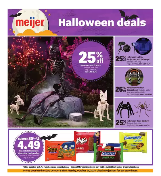 Meijer catalogue in Adamstown MD | Halloween deals | 2025-10-08T00:00:00.000Z - 2025-10-14T00:00:00.000Z