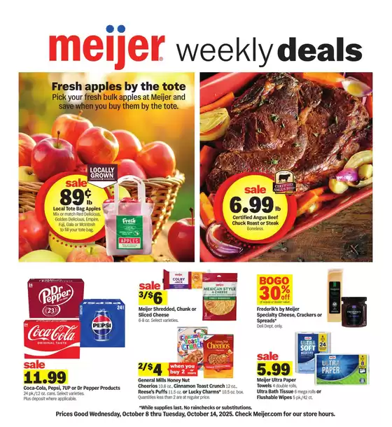 Meijer catalogue in Adamstown MD | Our best bargains | 2025-10-08T00:00:00.000Z - 2025-10-14T00:00:00.000Z