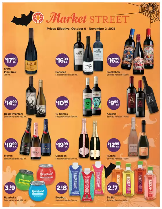October Alcohol Flyer