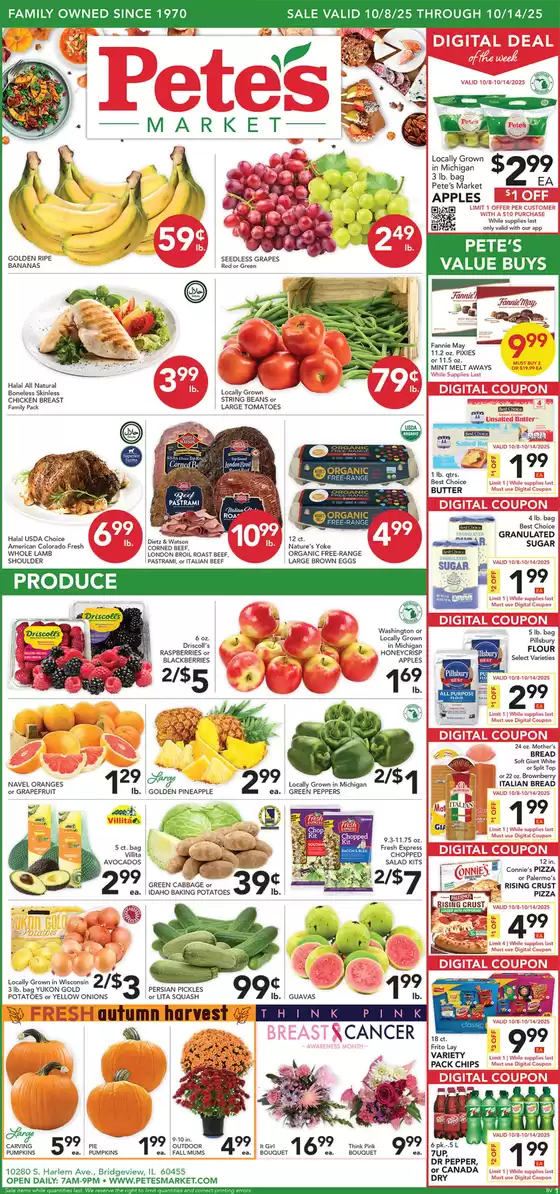 Pete's Fresh Market catalogue in Newberry FL | Current special promotions | 2025-10-08T00:00:00.000Z - 2025-10-14T00:00:00.000Z