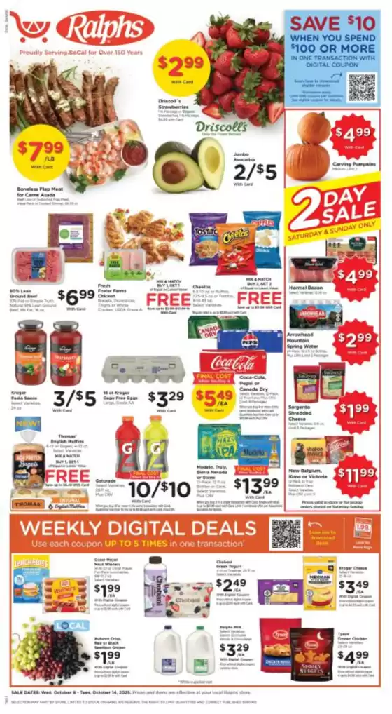 Ralphs catalogue in Newberry FL | Save now with our deals | 2025-10-08T00:00:00.000Z - 2025-10-15T00:00:00.000Z