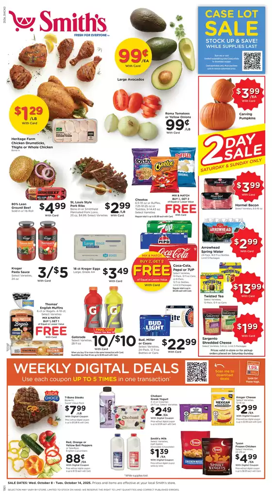 Smith's catalogue in Merced CA | Discounts and promotions | 2025-10-08T00:00:00.000Z - 2025-10-14T00:00:00.000Z