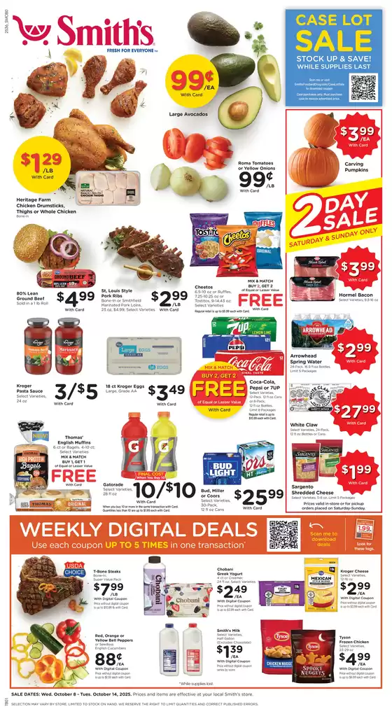 Smith's catalogue in Merced CA | Top offers for smart savers | 2025-10-08T00:00:00.000Z - 2025-10-14T00:00:00.000Z