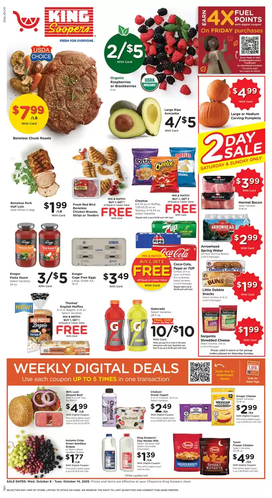 Current special promotions