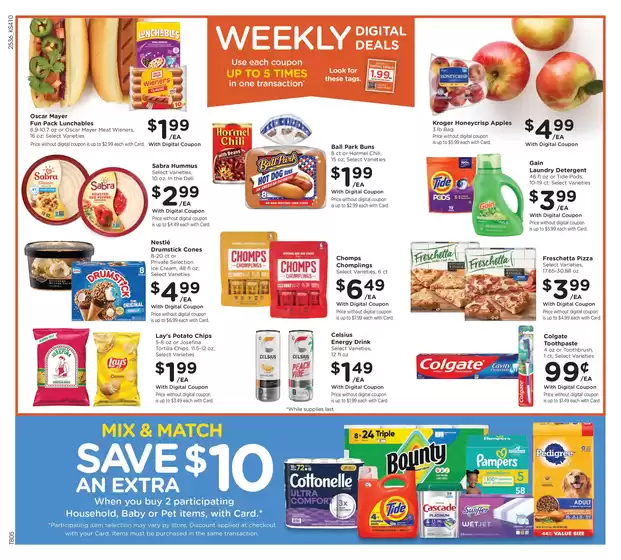 Current special promotions