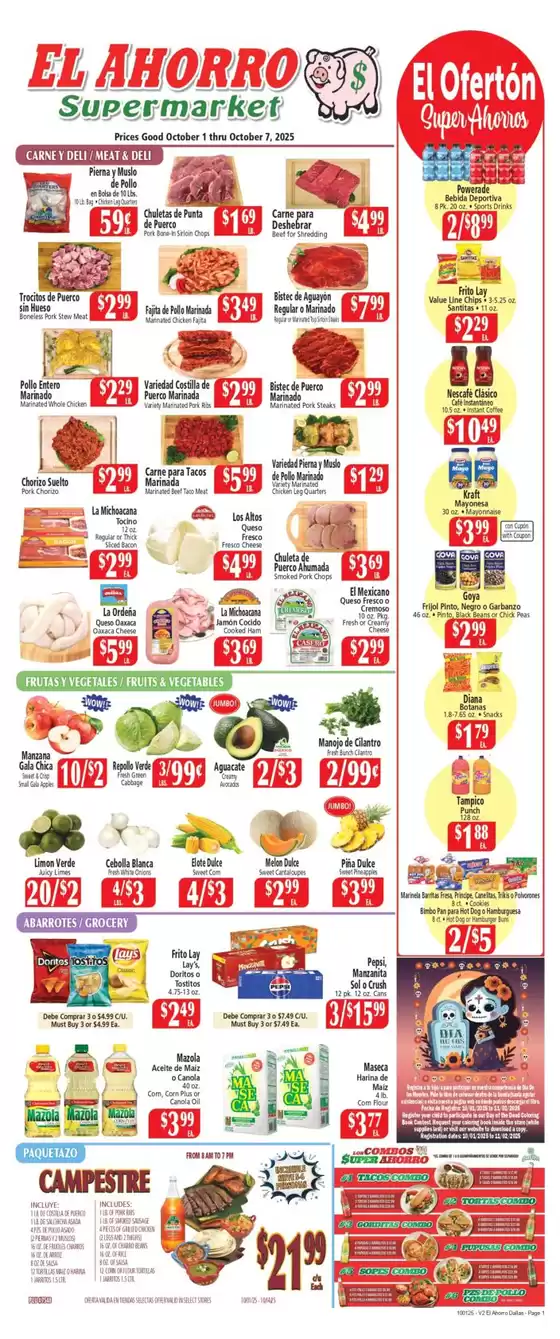 El Ahorro catalogue in Cookeville TN | Special offers for you | 2025-10-07T00:00:00.000Z - 2025-10-21T00:00:00.000Z
