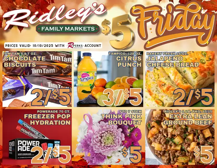 Ridley's Family Markets catalogue in Cookeville TN | Ridley's Family Markets weekly ad | 2025-10-07T00:00:00.000Z - 2025-10-13T00:00:00.000Z