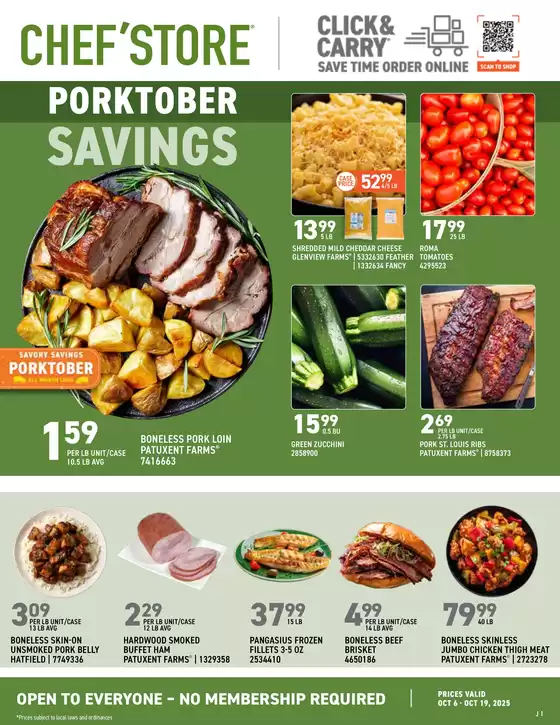 Chef'Store catalogue in Calumet City IL | Our best deals for you | 2025-10-07T00:00:00.000Z - 2025-10-21T00:00:00.000Z