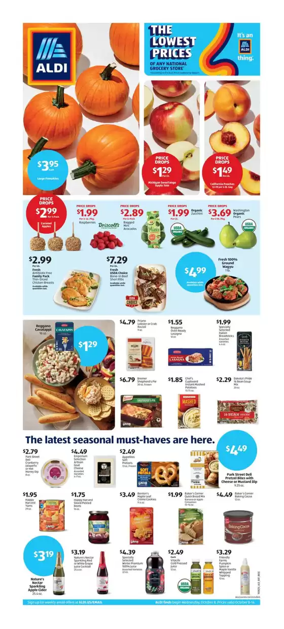 Aldi catalogue in Springfield Gardens NY | Weekly Ad | 2025-10-08T00:00:00.000Z - 2025-10-14T00:00:00.000Z