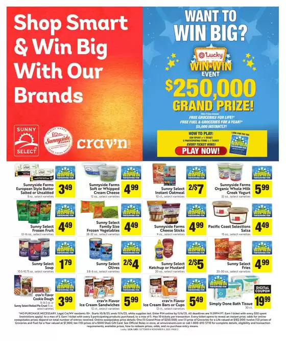 Current special promotions