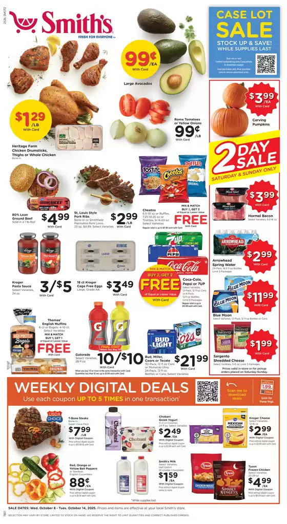 Smith's catalogue in Tracy CA | Current deals and offers | 2025-10-08T00:00:00.000Z - 2025-10-14T00:00:00.000Z
