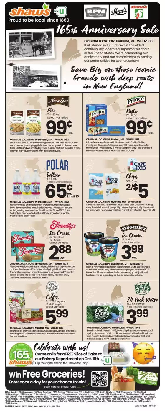 Shaw's flyer