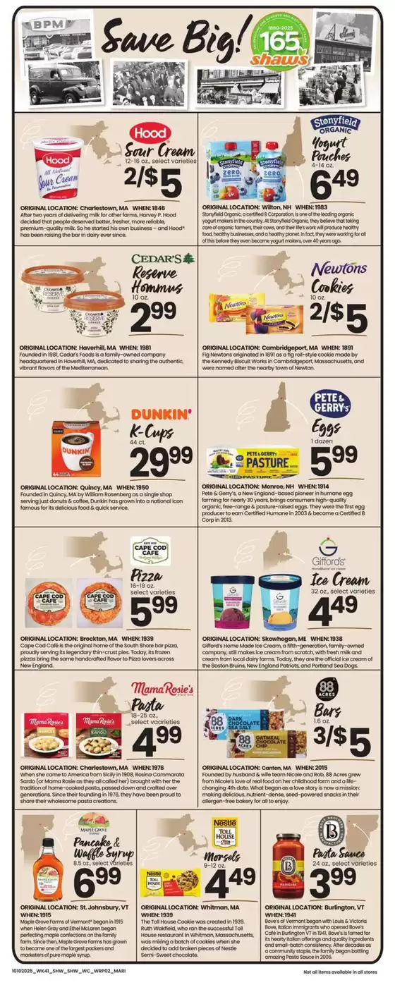 Shaw's flyer