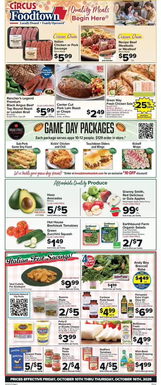 Foodtown supermarkets catalogue in Malden MO | Exclusive deals for our customers | 2025-10-10T00:00:00.000Z - 2025-10-16T00:00:00.000Z