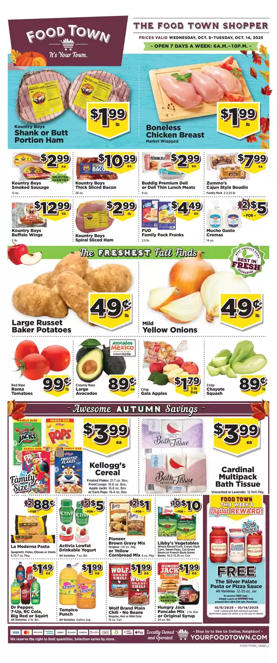 Food Town catalogue in Malden MO | Food Town Circular Advo | 2025-10-09T00:00:00.000Z - 2025-10-23T00:00:00.000Z
