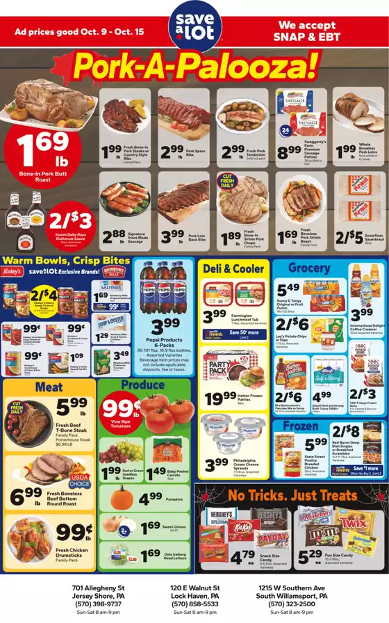 Save a Lot catalogue in Three Rivers MI | Offers for bargain hunters | 2025-10-09T00:00:00.000Z - 2025-10-15T00:00:00.000Z