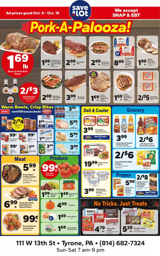 Save a Lot catalogue in Three Rivers MI | Attractive special offers for everyone | 2025-10-09T00:00:00.000Z - 2025-10-15T00:00:00.000Z
