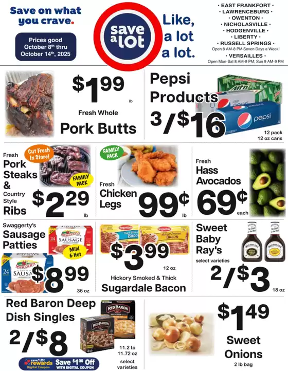 Save a Lot catalogue | Exclusive bargains | 2025-10-08T00:00:00.000Z - 2025-10-14T00:00:00.000Z