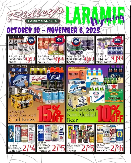 Ridley's Family Markets catalogue in Niagara Falls NY | Top deals for all customers | 2025-10-10T00:00:00.000Z - 2025-11-06T00:00:00.000Z