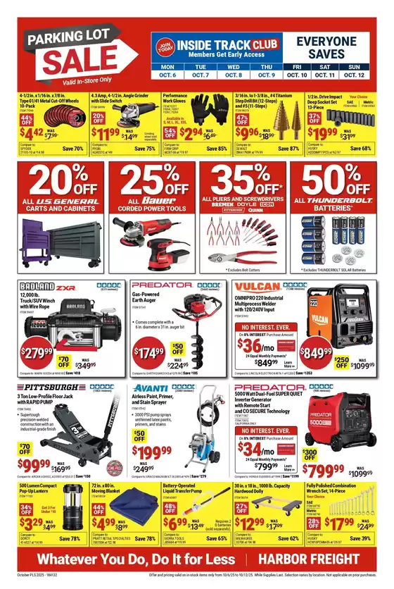 Wide range of offers