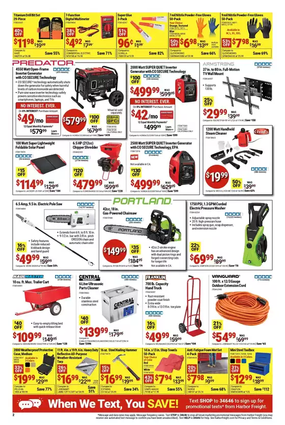 Wide range of offers
