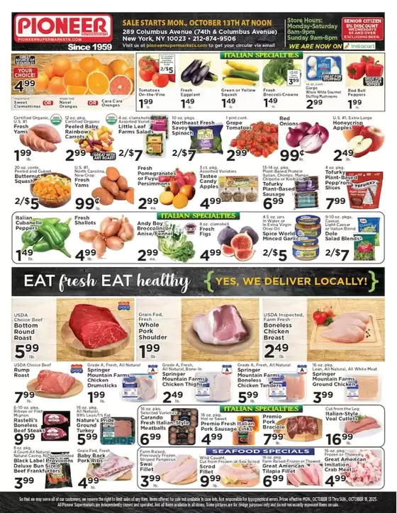Pioneer Supermarkets catalogue in Milwaukee WI | Pioneer Supermarkets weekly ad | 2025-10-13T00:00:00.000Z - 2025-10-19T00:00:00.000Z