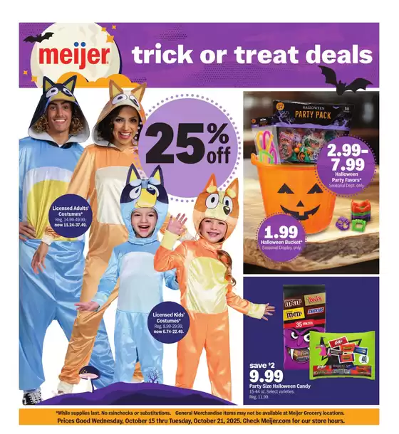 Meijer catalogue | trick or treat deals | 2025-10-15T00:00:00.000Z - 2025-10-21T00:00:00.000Z