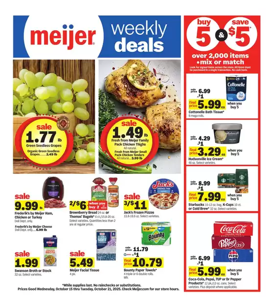 Meijer catalogue | Current bargains and offers | 2025-10-15T00:00:00.000Z - 2025-10-21T00:00:00.000Z
