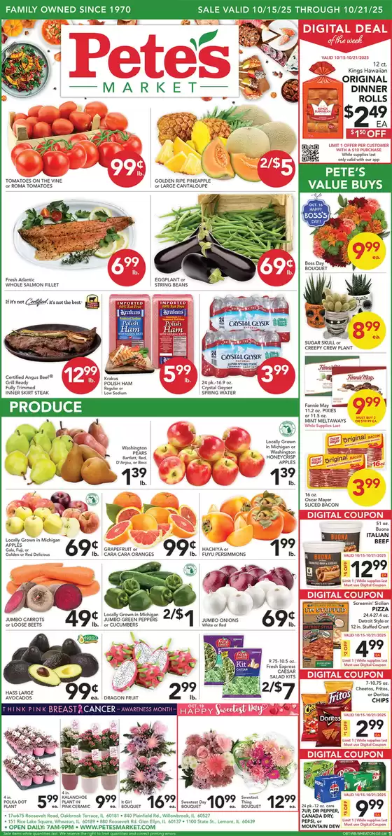 Pete's Fresh Market catalogue in Phoenix AZ | Top deals for all customers | 2025-10-15T00:00:00.000Z - 2025-10-21T00:00:00.000Z