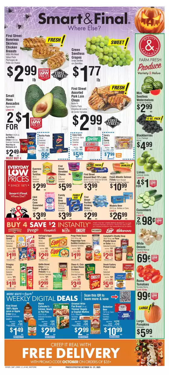 Smart & Final catalogue in Phoenix AZ | Our best offers for you | 2025-10-14T00:00:00.000Z - 2025-10-16T00:00:00.000Z