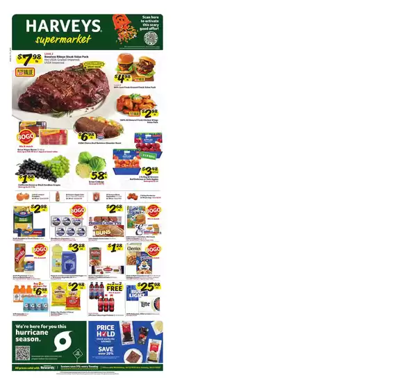 Harveys Supermarkets catalogue in Farmville VA | Current bargains and offers | 2025-10-15T00:00:00.000Z - 2025-10-21T00:00:00.000Z