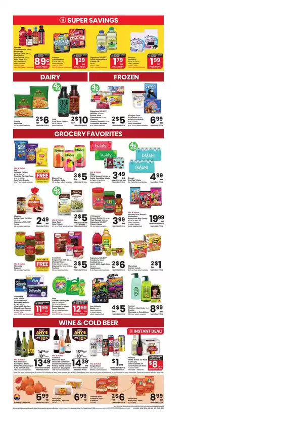 Discounts and promotions