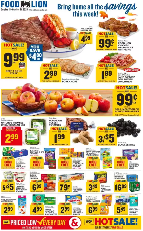 Food Lion catalogue in Sugar Land TX | Top offers for all bargain hunters | 2025-10-15T00:00:00.000Z - 2025-10-21T00:00:00.000Z