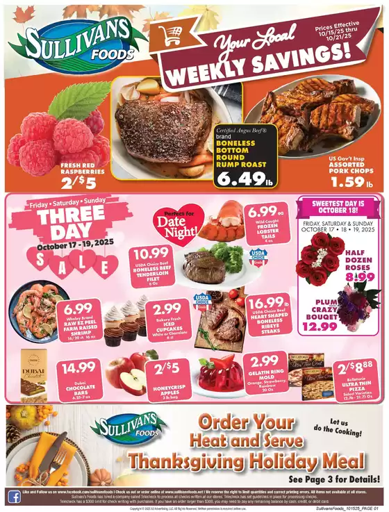 Sullivan's Foods  catalogue in Sugar Land TX | Current special promotions | 2025-10-15T00:00:00.000Z - 2025-10-21T00:00:00.000Z