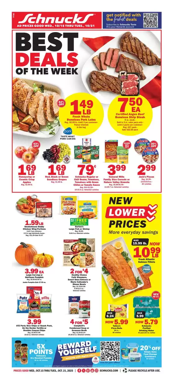 Schnucks catalogue in Sugar Land TX | Attractive special offers for everyone | 2025-10-15T00:00:00.000Z - 2025-10-21T00:00:00.000Z