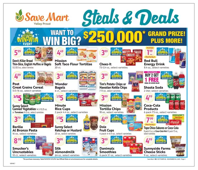 Exclusive deals and bargains
