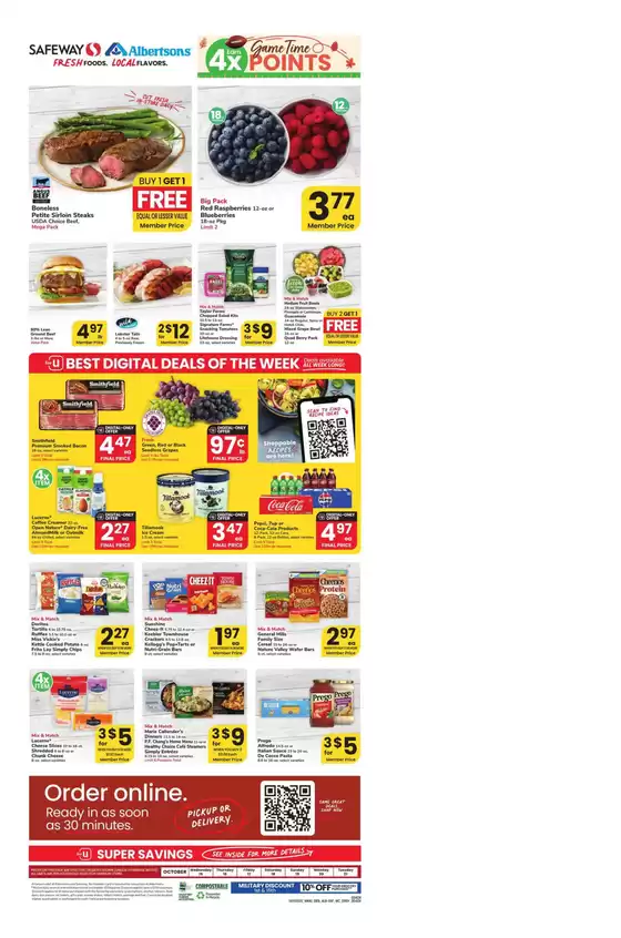 Safeway catalogue in San Francisco CA | Discounts and promotions | 2025-10-15T00:00:00.000Z - 2025-10-21T00:00:00.000Z