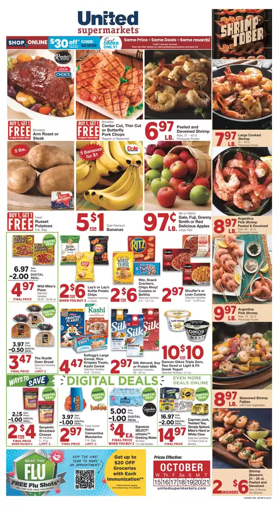 United Supermarkets catalogue in Mesquite TX | Attractive special offers for everyone | 2025-10-14T00:00:00.000Z - 2025-10-21T00:00:00.000Z