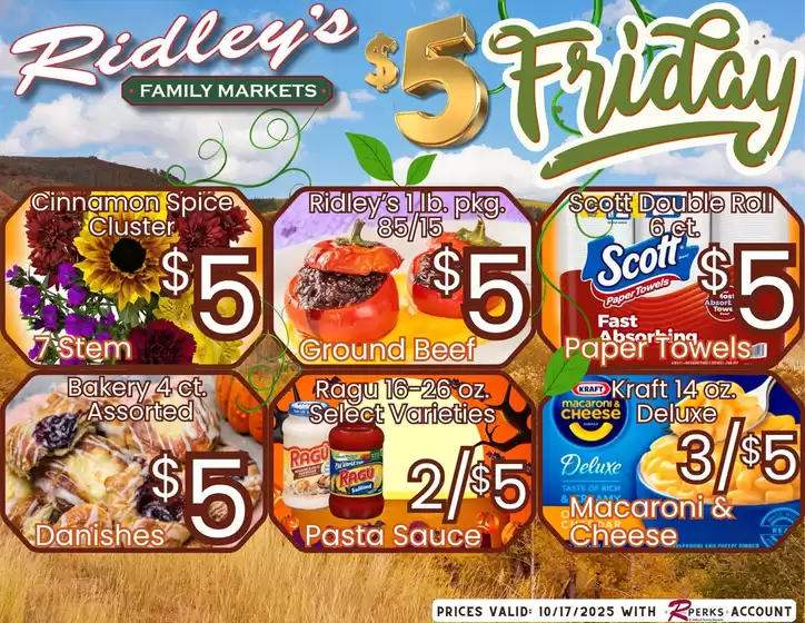 Ridley's Family Markets catalogue in Chandler AZ | Ridley's Family Markets weekly ad | 2025-10-14T00:00:00.000Z - 2025-10-20T00:00:00.000Z