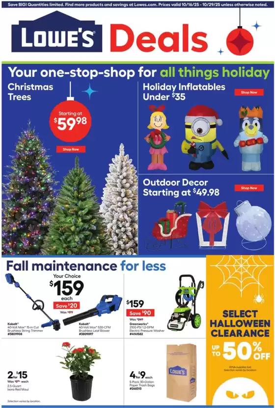 Lowe's catalogue in Lockport NY | Top deals for all customers | 2025-10-16T00:00:00.000Z - 2025-10-29T00:00:00.000Z