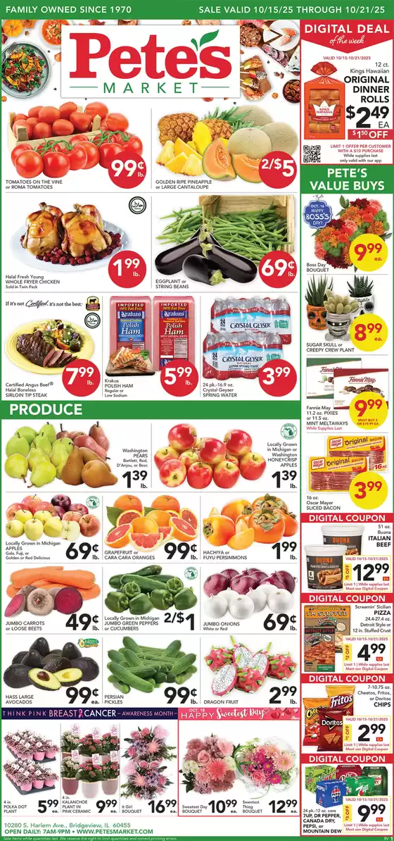 Pete's Fresh Market catalogue in Shreveport LA | Exclusive bargains | 2025-10-15T00:00:00.000Z - 2025-10-21T00:00:00.000Z