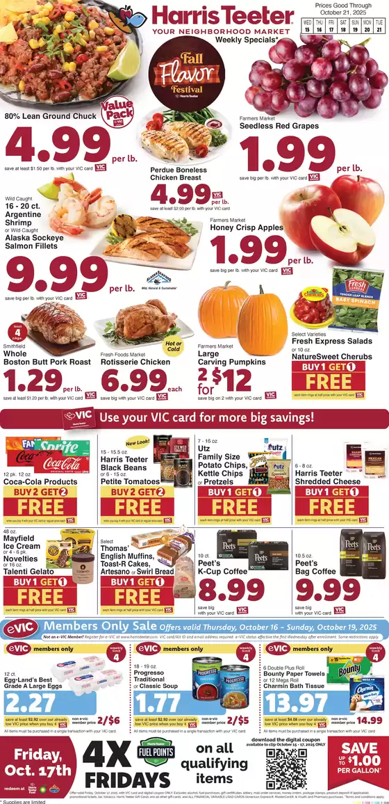 Harris Teeter catalogue in Shreveport LA | Exclusive deals and bargains | 2025-10-15T00:00:00.000Z - 2025-10-21T00:00:00.000Z