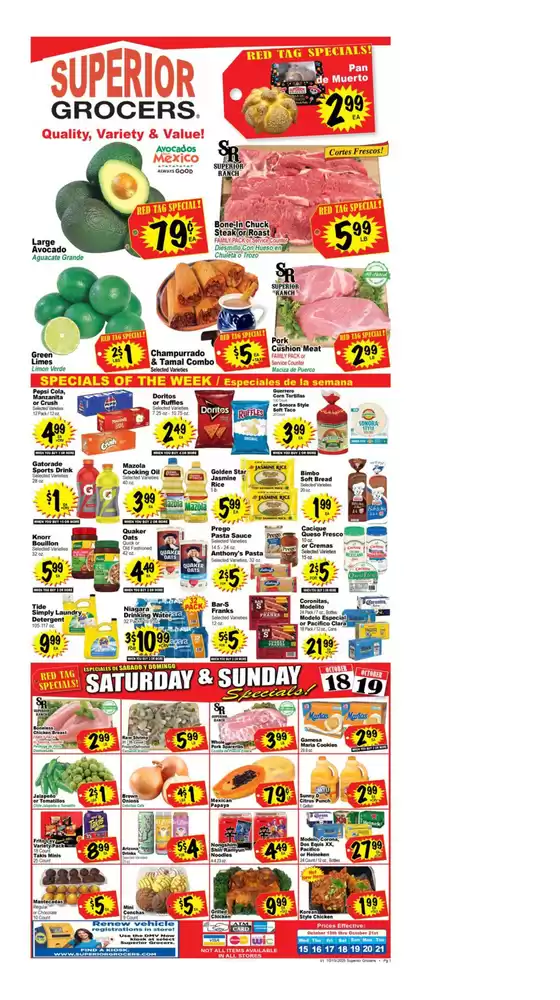 Superior Grocers catalogue in Mustang OK | Weekly Specials | 2025-10-15T00:00:00.000Z - 2025-10-21T00:00:00.000Z
