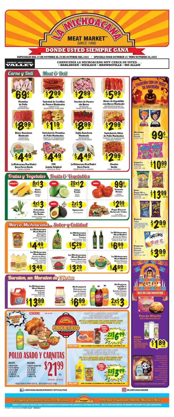 La Michoacana catalogue in Mustang OK | Offers for bargain hunters | 2025-10-15T00:00:00.000Z - 2025-10-29T00:00:00.000Z