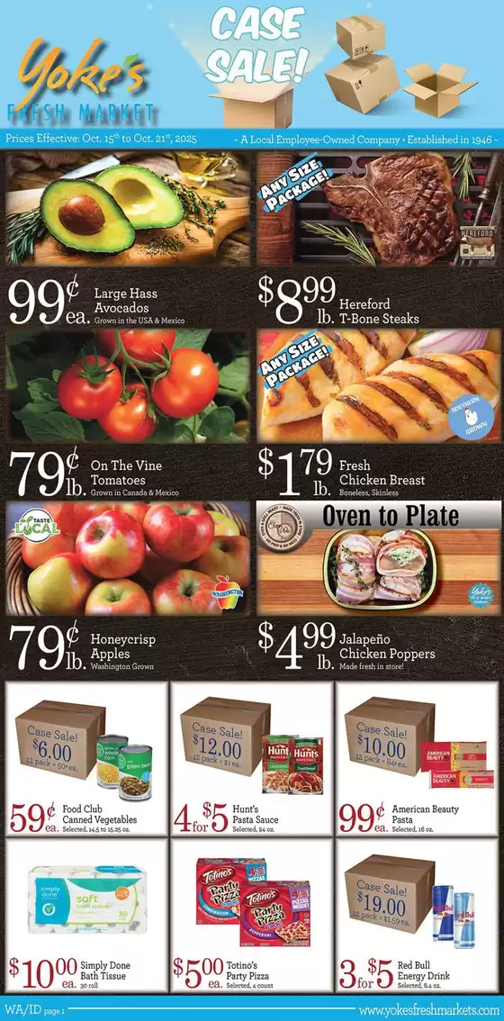 Yoke's Fresh Market  catalogue in Mustang OK | Great offer for all customers | 2025-10-15T00:00:00.000Z - 2025-10-21T00:00:00.000Z