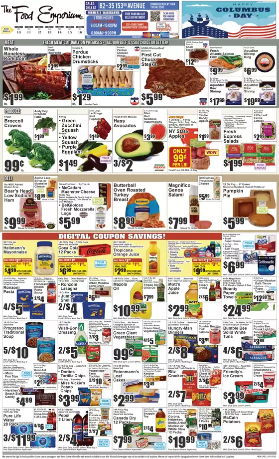 The Food Emporium catalogue in Harlem NY | Great discounts on selected products | 2025-10-15T00:00:00.000Z - 2025-10-29T00:00:00.000Z
