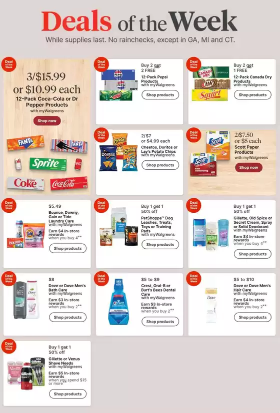 Exclusive deals and bargains