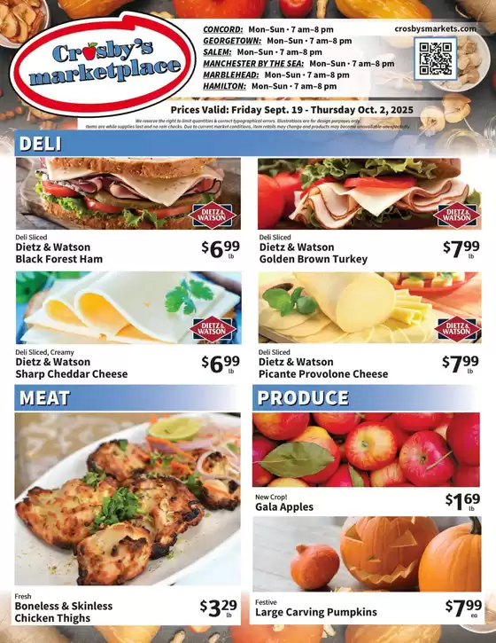 Catalog Crosby's Marketplace