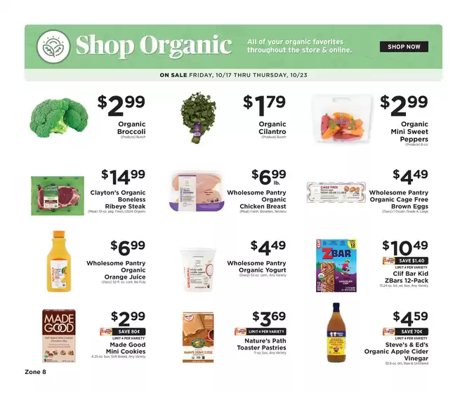 Shop Organic 10/17