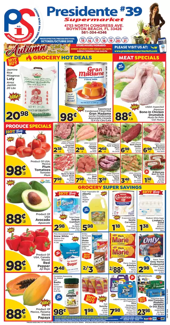 Presidente catalogue | Top deals for all customers | 2025-10-16T00:00:00.000Z - 2025-10-30T00:00:00.000Z